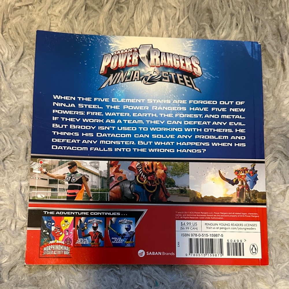 Power Rangers Ninja Steel Paperback Book Set - Picture 9 of 11